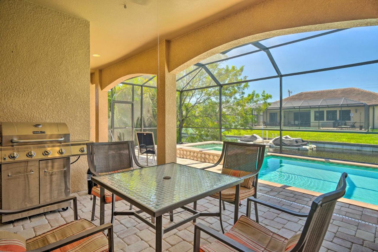 Canalfront Cape Coral Home With Patio And Grill! Dış mekan fotoğraf